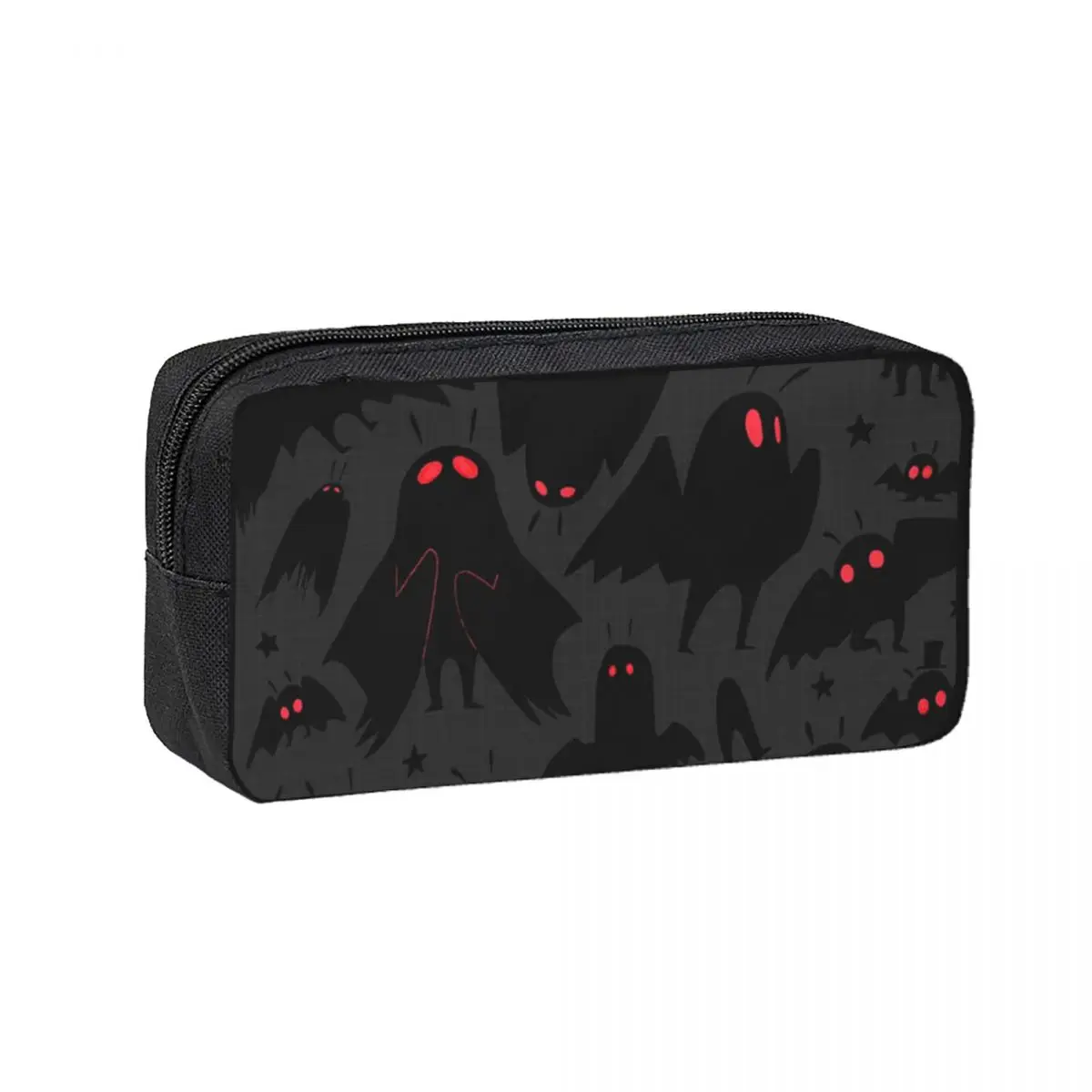Cute Cryptids Mothman Pattern Pencil Cases for Student Gifts Pen Box Pencil Bag Pencil Pouch Storage Stationery Supplies