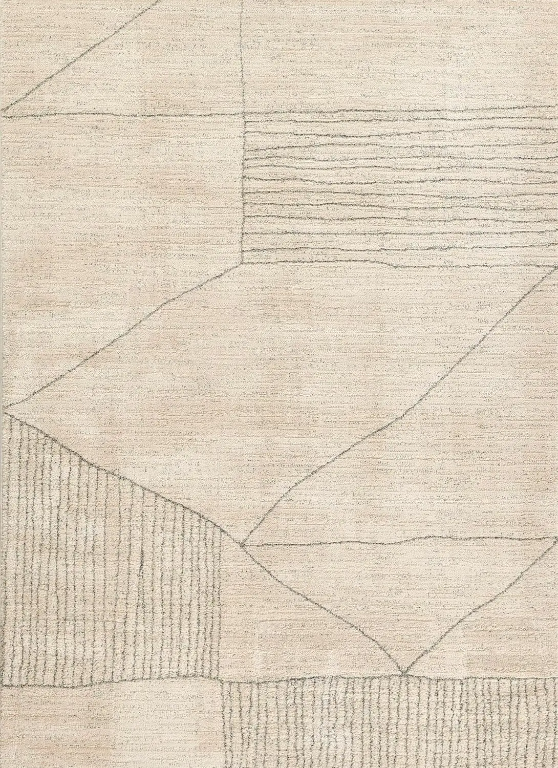 

Rugs Wren 2 Area Rug, 7'10"" X 10' Ivory Carpet For Living Room, Bedroom, Hallways, Bathroom, And Home Office