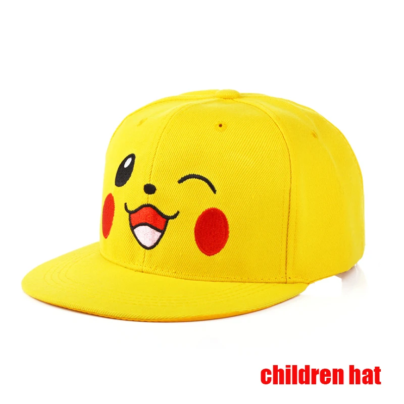 Anime Figuur Pokemon Baseball Cap Pikachu Hoed Verstelbare Pokemon Cosplay Hip Hop Cartoon Volwassen Hoeden Jongen Meisje Kinderen Verjaardagscadeautjes