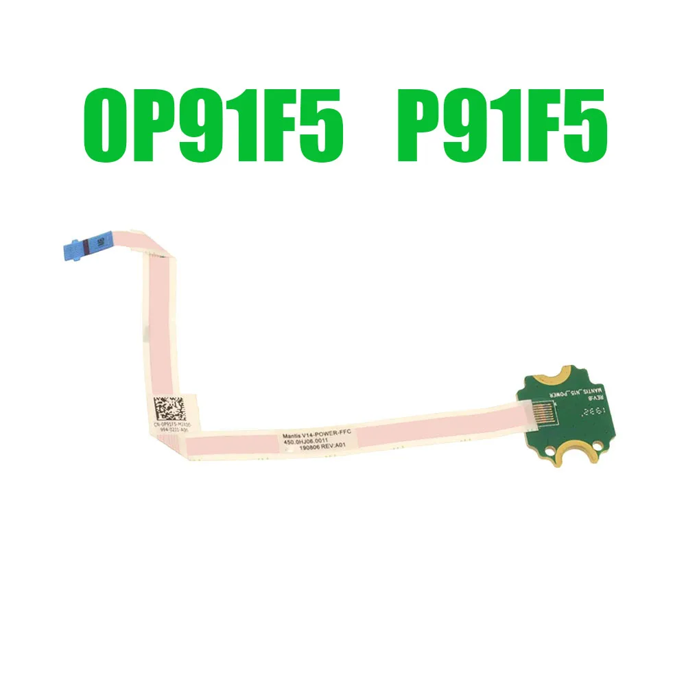

Laptop Button Board With Cable For DELL For Vostro 5490 0P91F5 P91F5 450.0HJ06.0011