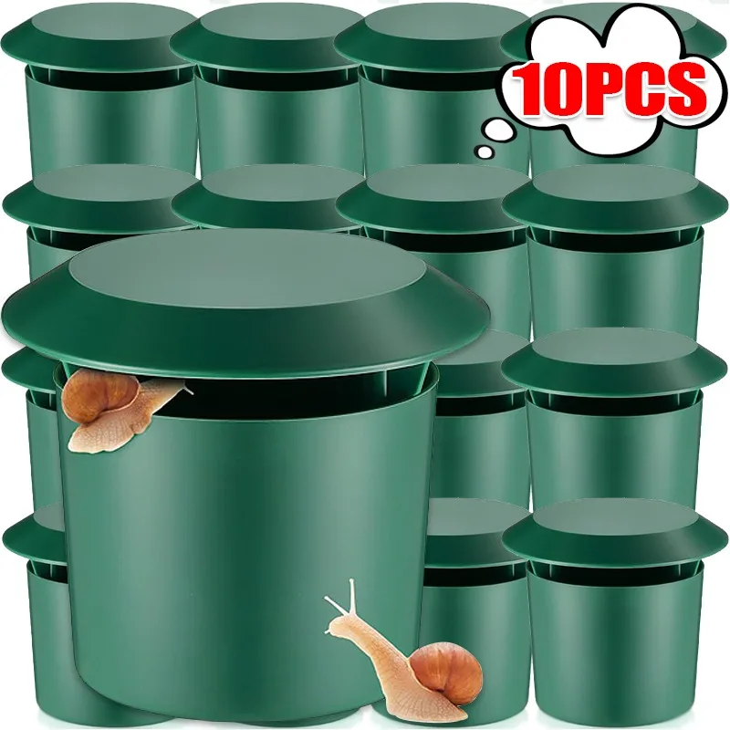 

1-10Pcs Snail Trap Catcher Garden Slug Cage Reusable Garden Farm Plant Growing Protector Tools Portable Garden Accessories