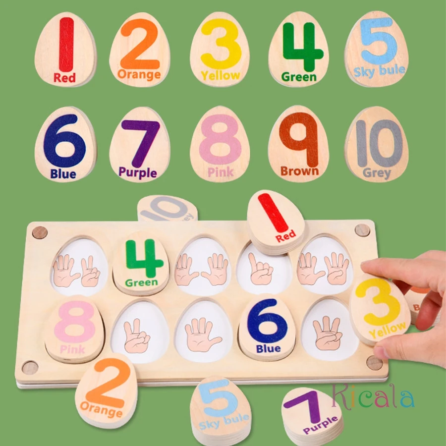 لوحة عد الرياضيات للأطفال أداة تعليمية منتسوري إضافة حسابية الطرح أرقام التعلم مطابقة لعبة التفاعل Parish