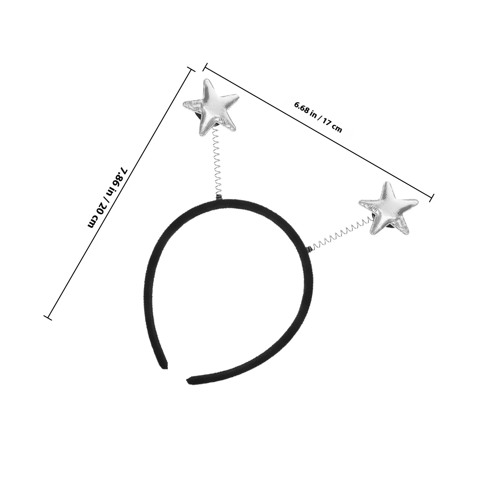 Ster hoofdband partij haar hoepel lichtgewicht ster haarband voor vrouwen verjaardag festival haaraccessoires lente hoofdband