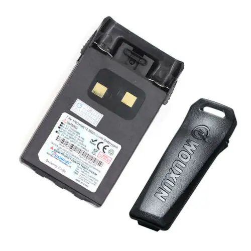 2pcs Original Li-on Battery 1700mAh for Radio Walkie Talkie WouXun KG-UVD1P KG-UV6D KG-669 KG-833 KG-669