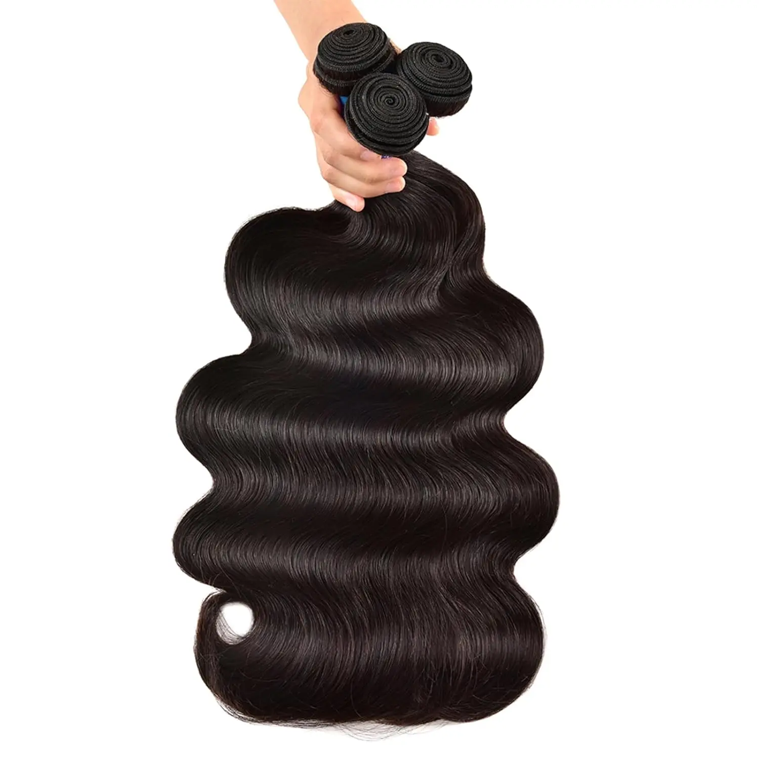 Bundles de cheveux humains Body Wave, tissage brésilien 100% non traité, 10A, 22 po, 24 po, 26 po, 3 faisceaux