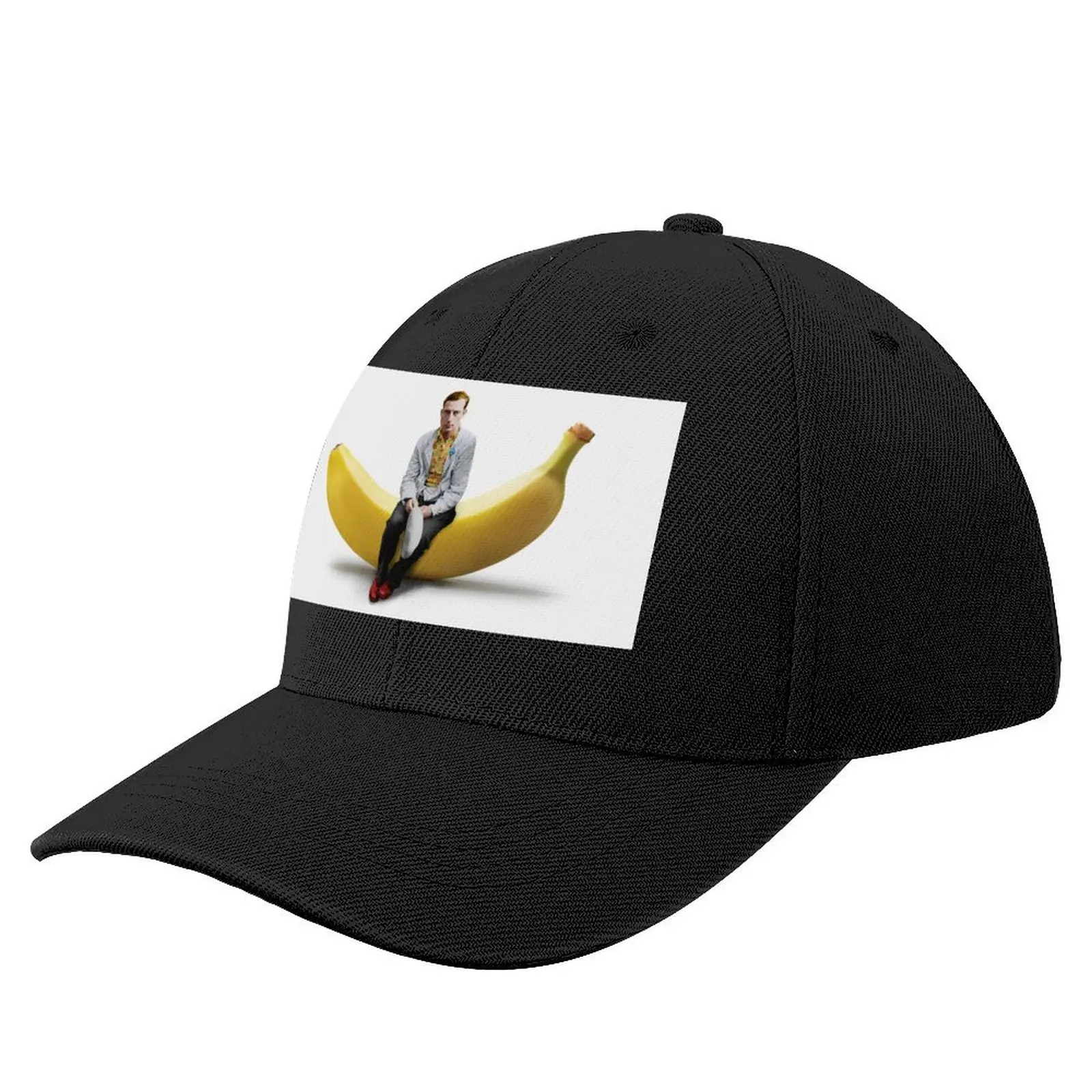 

Buster Keaton on a Banana Baseball Cap New In The Hat Beach Outing Caps For Men Women's