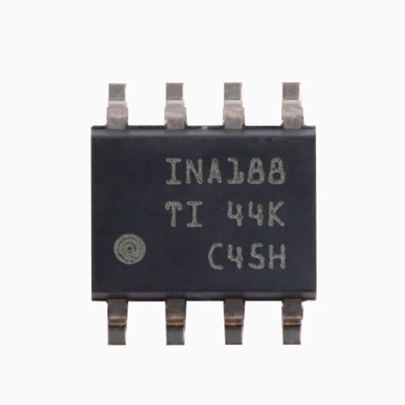 5pcs-20pcs INA188IDR SOP8 Silk Screen INA188  Instrumentation Amplifier New Original