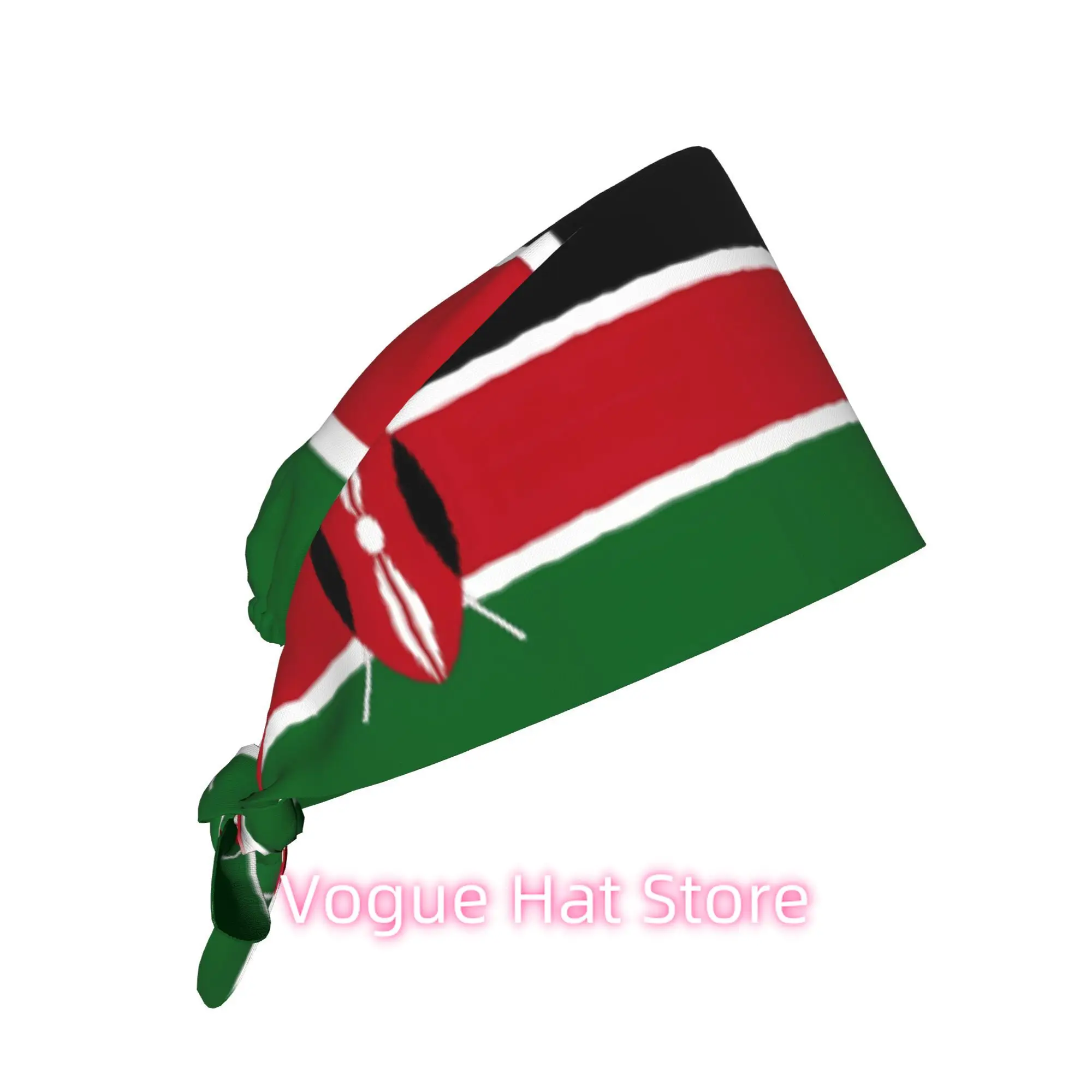 Kenya Flag WorkCap with National Colors - Lightweight Adjustable Cap Suitable for Work, Uniforms, Outdoor & Casual Wear