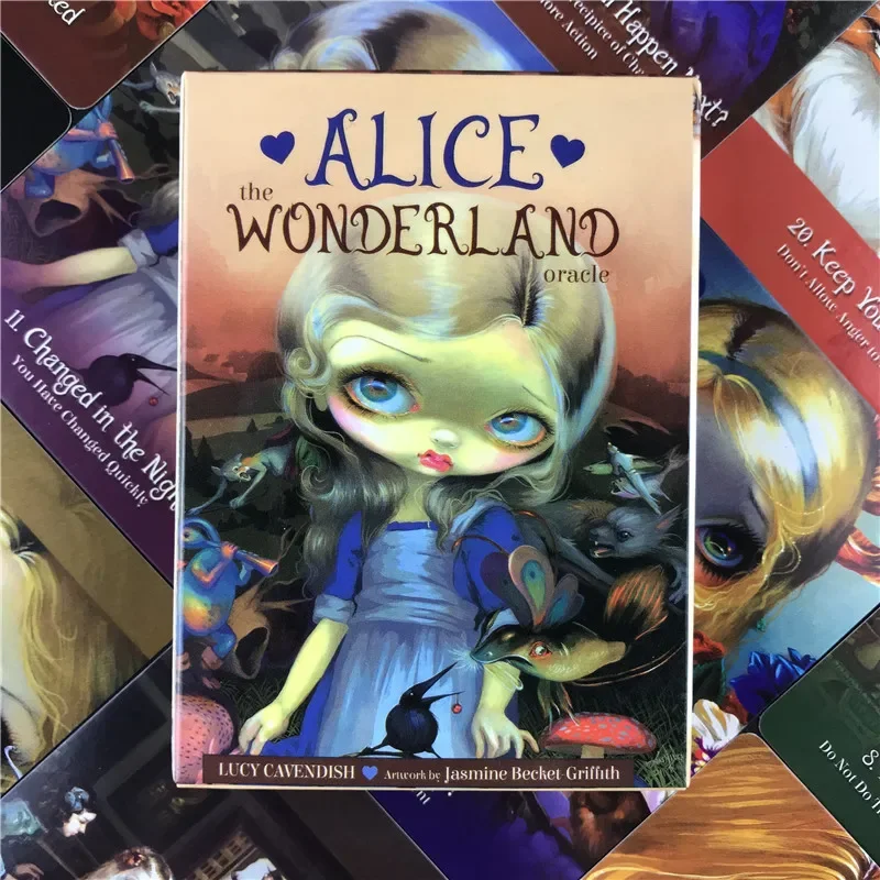 Alice The Wonderland Oracle Guidance Divination Fate Tarot Cards Deck Board Game Party Playing Card Board games