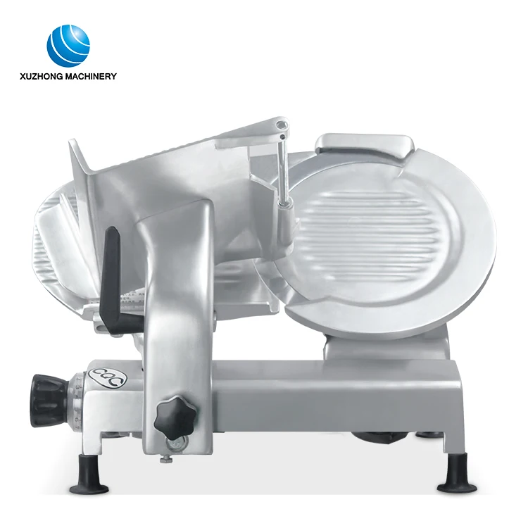 Commercial Portable Small Meat Slicer Machine Frozen Meat Slicer Butcher Cutting Machine Processing Roll Freezing Meat Slicer