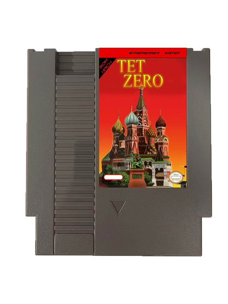 Tet Zero NES Rom Hack - 8 Bit 72Pins Game Card PAl/NTSC USA VERSION Game Cartridge لوحدة التحكم NES الكلاسيكية - اللغة الإنجليزية