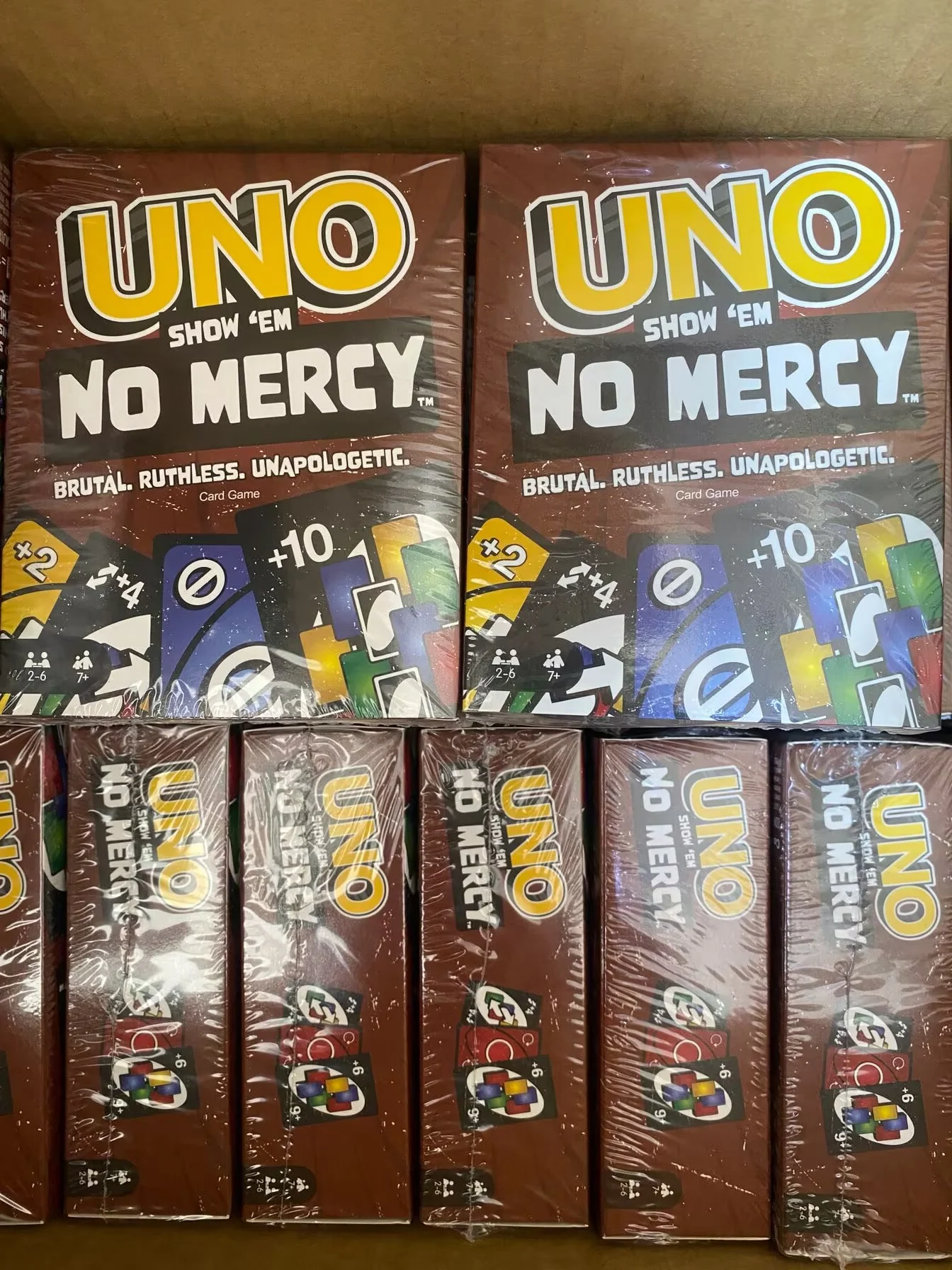 8pcs Uno No mercy Game Board Games UNO Cards Table Family Party Entertainment UNO Games Card Toys Children Birthday Christmas