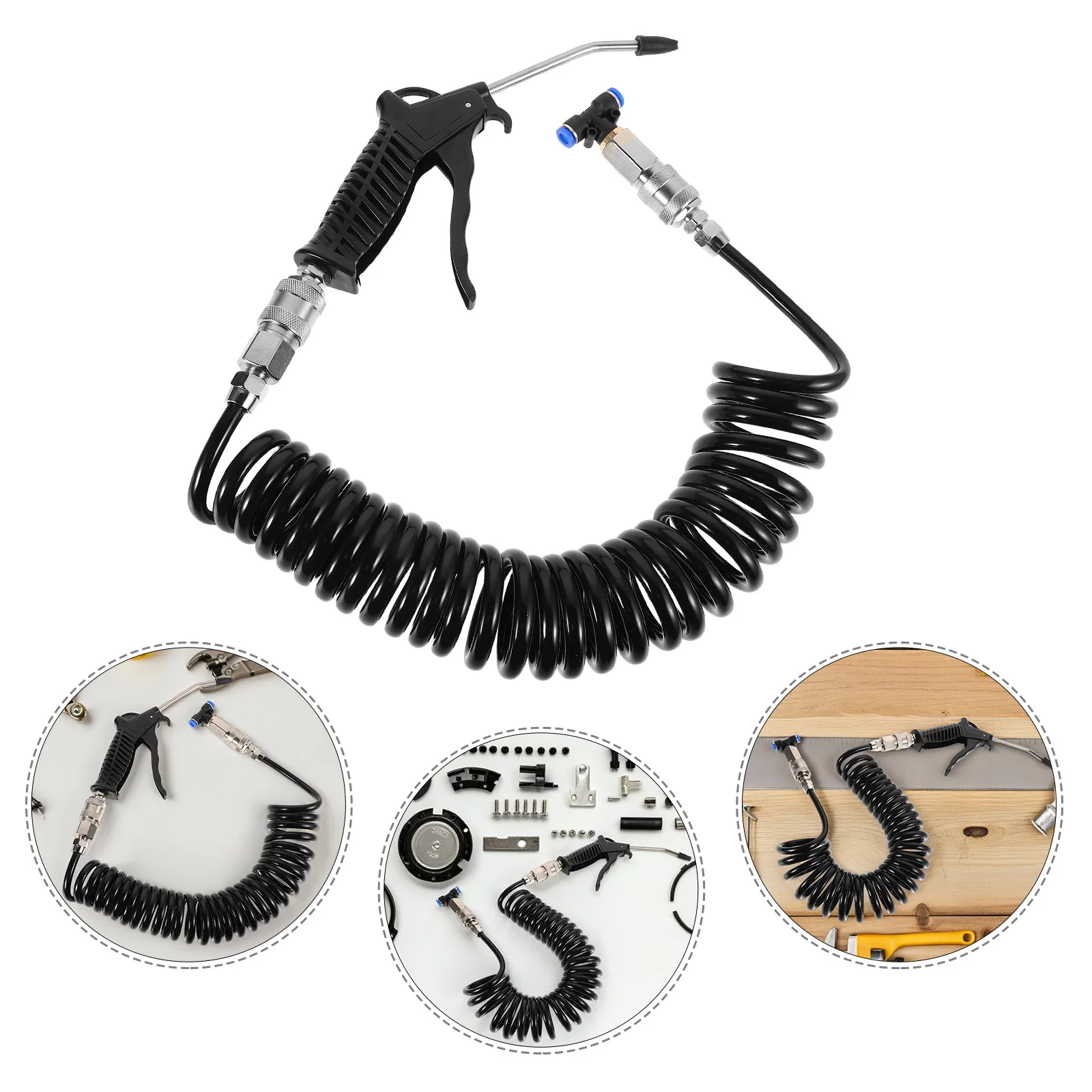 

1Set Truck Air Duster Pneumatic Dust Blower Kit Heavy Duty Air Hose Dust Removal Tool for Truck Cabin and Vehicle