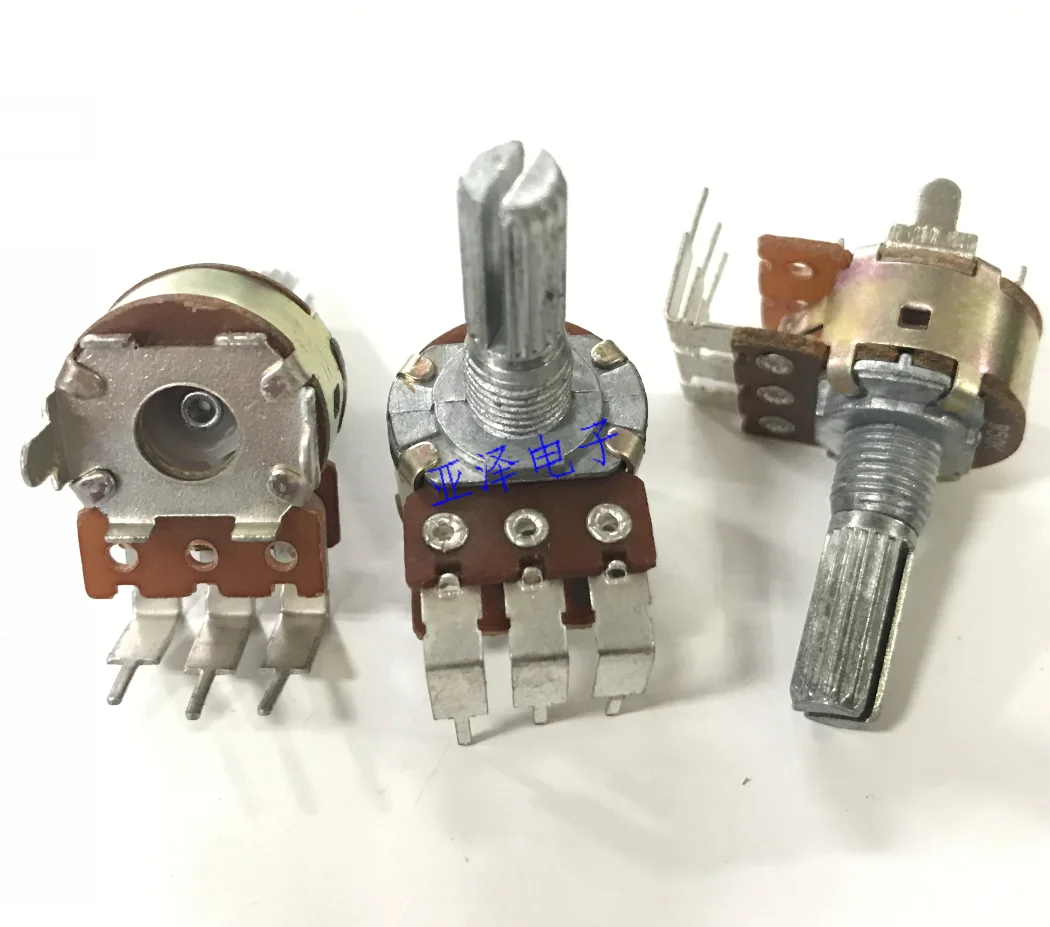 16 type single link amplifier volume potentiometer B50K axis length 20MM fixed pin position 3-pin