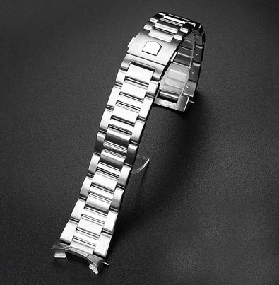 Imagem -04 - Pulseira de Relógio para Tag Heuer Calera Series Pulseira de Aço Inoxidável para Homens Solid Band Ver Accessories 22 mm 24 mm