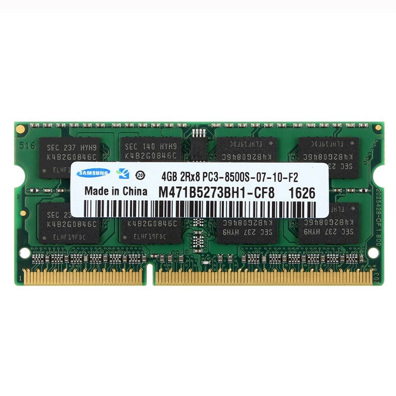 سامسونج 8GB 4GB DDR3 DDR3L 1066Mhz 1333Mhz 1600Mhz 1866Mhz SODIMM PC3 PC3L-8500 10600 12800 ذاكرة الكمبيوتر المحمول ذاكرة الوصول العشوائي للكمبيوتر المحمول