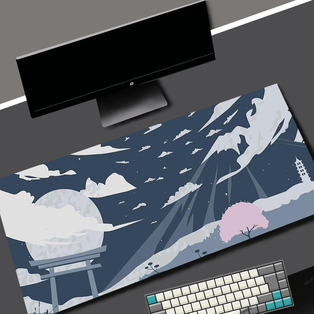 

Japan Art Mouse Pad, Mount Fuji Deskmat Gaming Mousepad Gamer Carpet Accessories Office Table Mat Desktop Computers Mousepad Xxl