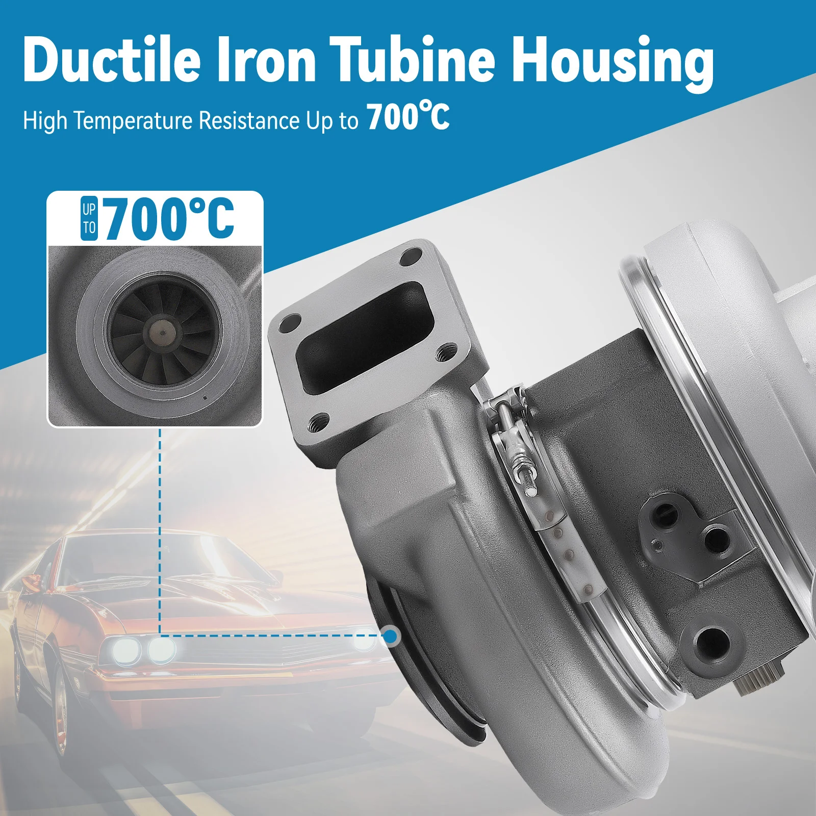 Turbo for Cummins ISX07 ISX1 ISX ISX15 ISL 15L HE561VE Turbocharger 2838008