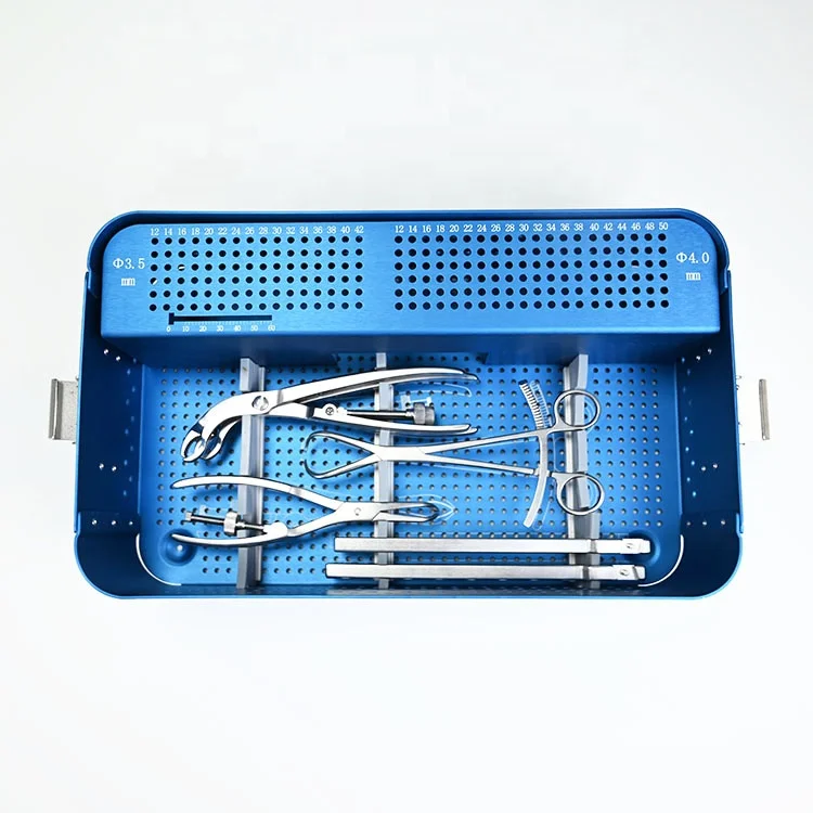 Orthopedic Minor Surgical Hip and Knee Kit Upper Limb Implant Trauma Small Fragment Instrument Set for Facture Surgery - view 4