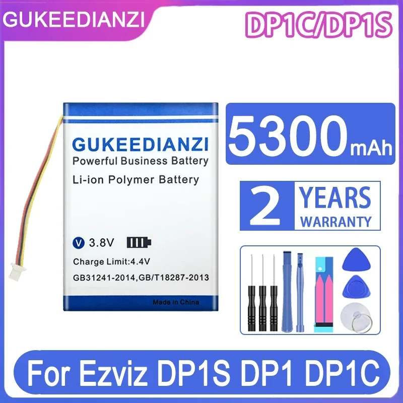 GUKEEDIANZI Battery For HIKVISION Ezviz CS-DP1-4A1WPFBSR-B DP1 DP1S DP1C DP2 DP2C DP2S HD BL-BC-01 C3A BL3602 BL3601 Batteria