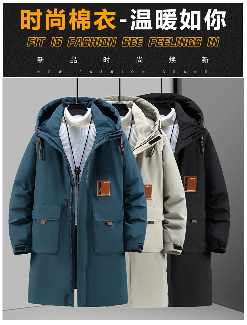 Extra Big Size 12XL Men's Winter Jacket Hooded Warm Parka Male Tall Long Coat 5XL 6XL 7XL 8XL 9XL 10XL Fat Plus Large Waterproof