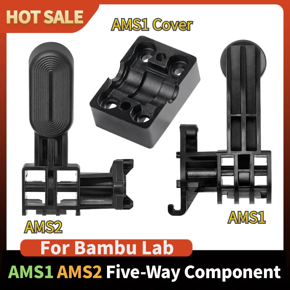 For Bambu Lab AMS1 AMS2 Five-Way Component Internal Hub Unit Wear Resistant Spring Push Rol For Bambulab AMS 3D Printer Parts