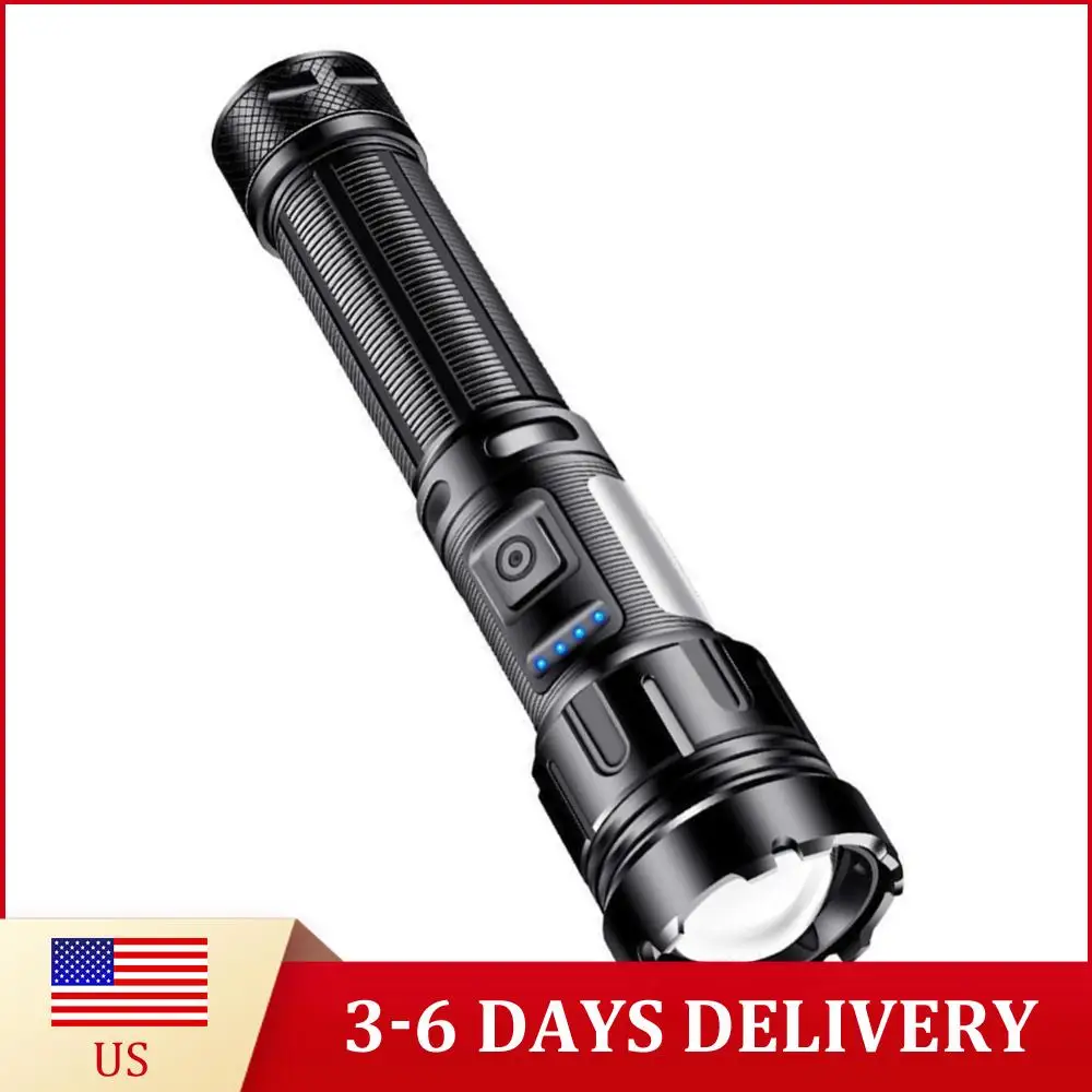 

Outdoor XHP50 Flashlight 800LM COB LED Torch Light 1200mAh Type-C USB Rechargeable IPX4 Waterproof Hiking Camping Supplies