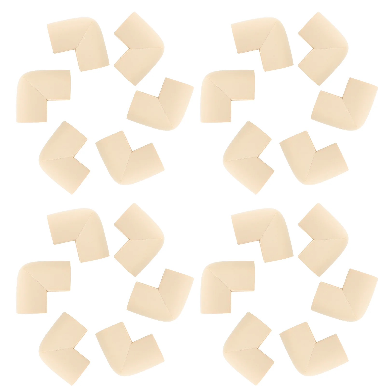 24pcs Foam Corner Protectors for Photo Frame Packaging Edge Guard White Thickened Design Fragile Artwork Shipping Storage