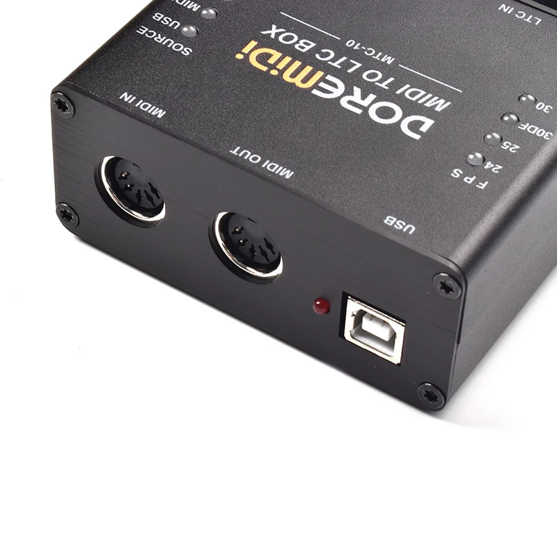 MIDI to LTC ボックスは、MIDI オーディオと照明の時間の同期を設計