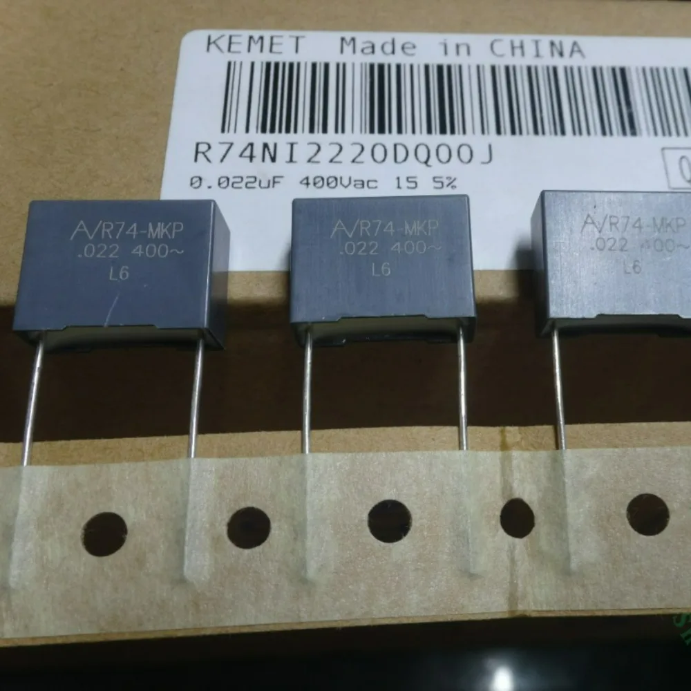 10pcs/lot AV R74 MKP 0.022uf 400VAC 22nf 223 J brand new 15mm film capacitor R74NI2220DQ00J