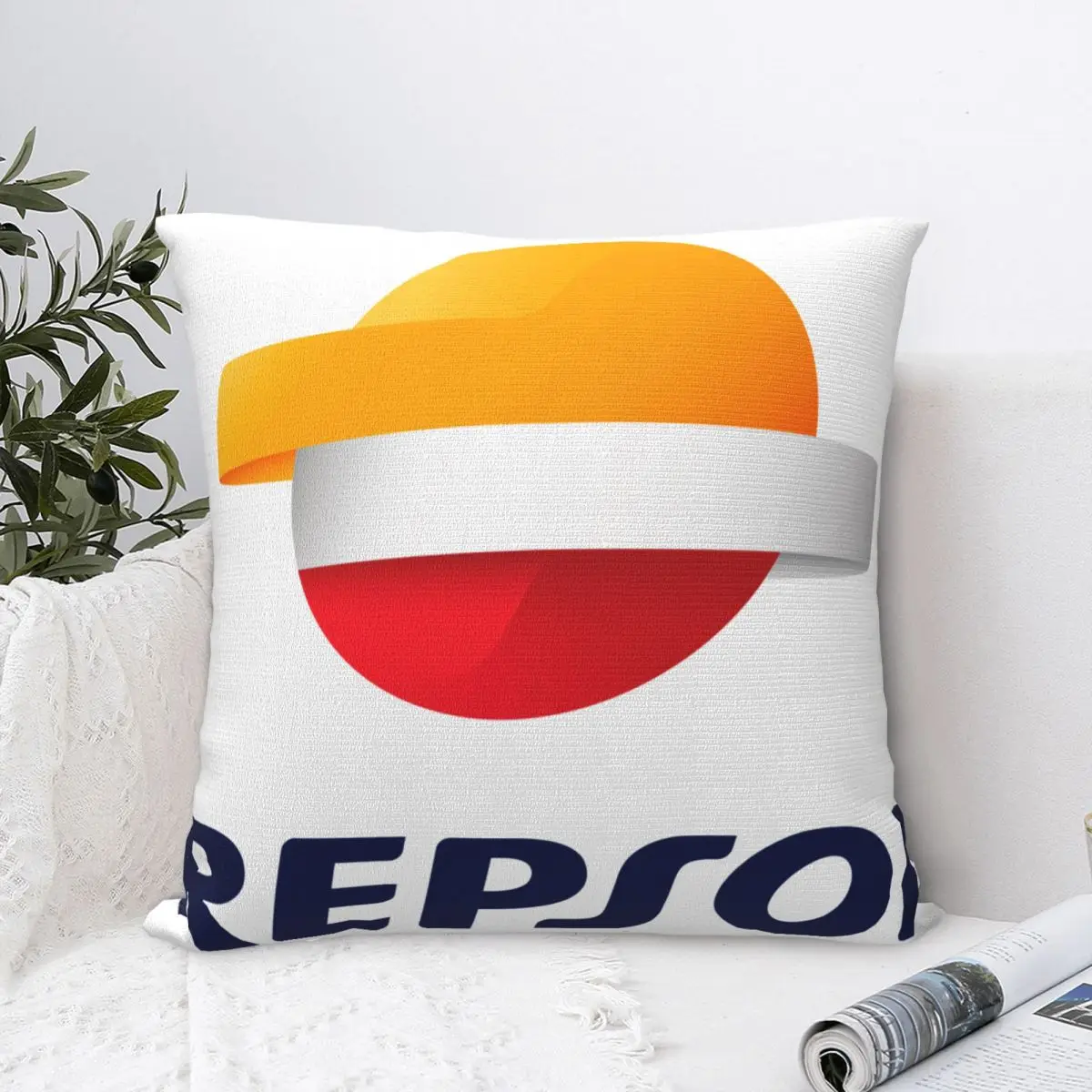 Repsol Square Pillow Case for Sofa Throw Pillow