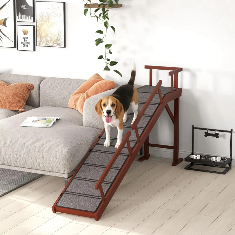 Solid Wood Pet Stairs 70.5\