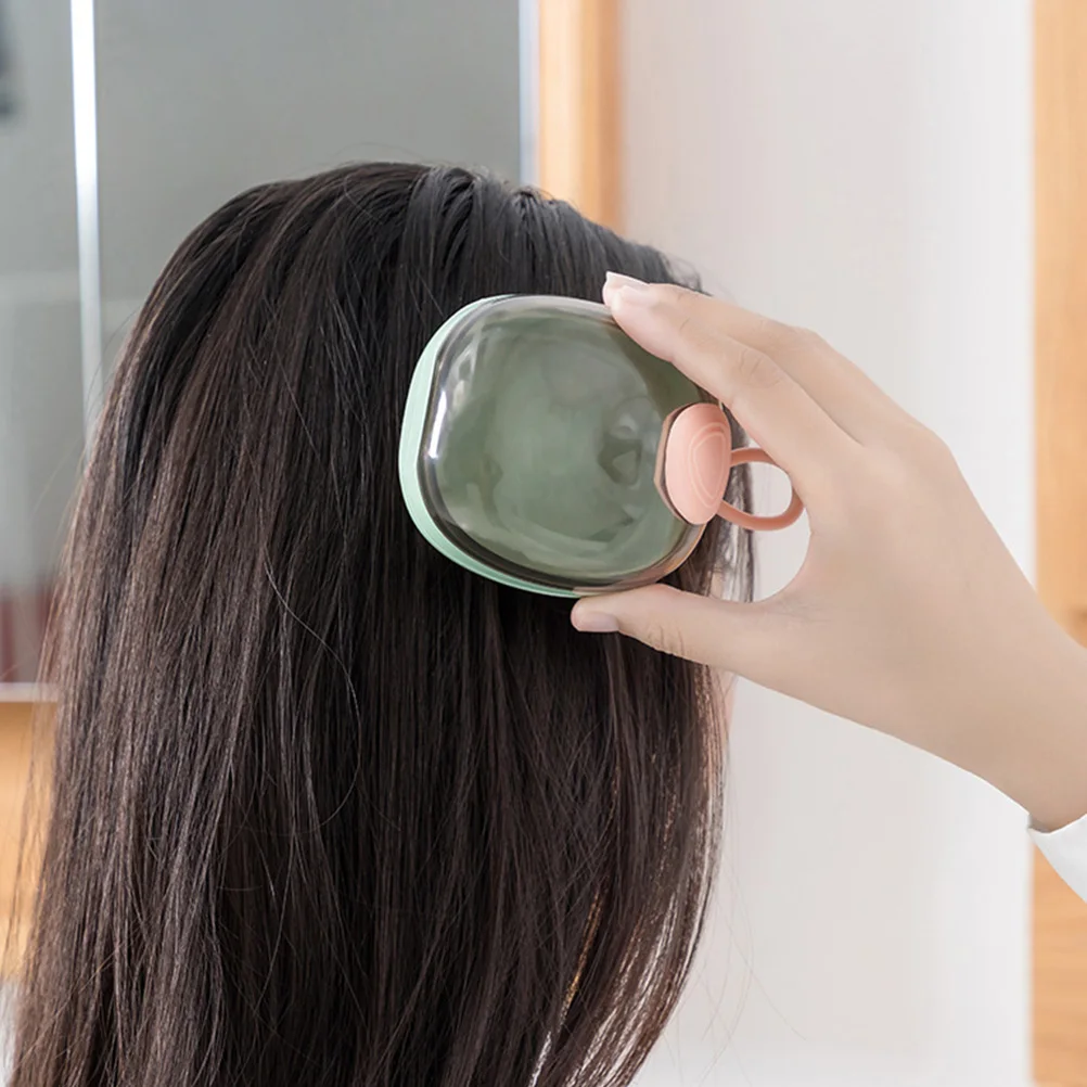 

Силиконовая щетка для глубокой очистки кожи головы, отшелушивания и массажа, подходит для всех типов волос, взрослых и животных, ABS-пластик