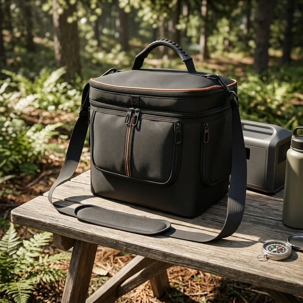 Travel Carry Bag for BLUETTI Elite100 V2 Portable Power Unit Featuring Reinforced Stitching and Compact Design