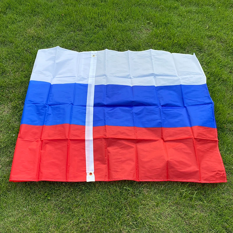 aerlxemrbrae flag 90*150cm Hanging big Russian National flag for Festival Home Decoration flag banner