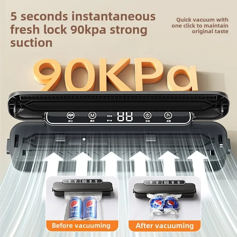 220V Portable Vacuum Sealer for Food Preservation and Storage