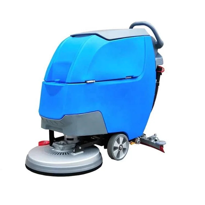 

530mm Cleaning Width Walk Behind Electric Sweeper Floor Parking Lot Machine