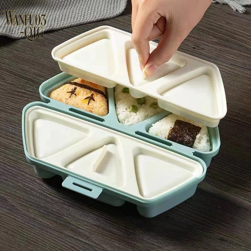 Nuevo Molde 6 en 1 para Bolas de Arroz, Molde para Sushi, Caja Bento para Sushi, Suministros para Fiestas de Cocina, Molde para Niños, Kit para Hacer Sushi
