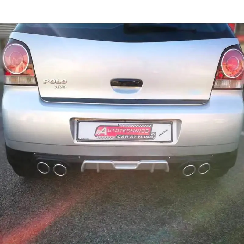 

Для Volkswagen Polo MK5/2005-2010 задний диффузор, бампер, разделитель губ, спойлер, выхлопная труба, комплект кузова, аксессуары VW