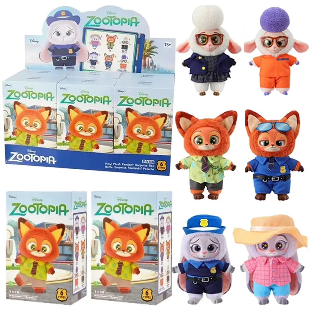 

Коллекционная фигурка Disney Zootopia: Ник и Джуди (плюшевая, виниловая), случайный выбор, подарок на Рождество и День рождения
