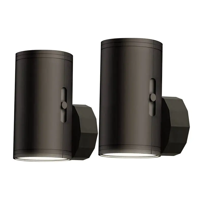 DT17 4X LED Night Lights Plug into Wall, 3 for Colors Dimmable with Remote Control, Sensor Lights for Hallway, Bedroom, Stairs,