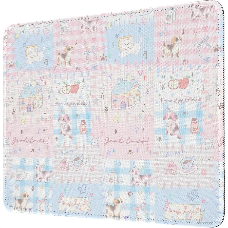 

Premium Stitched Mouse Pad 10.2 x 8.3 in Smooth Washable Desk Mat with NonSlip Base Personalized Cute MousePads for Gaming Work