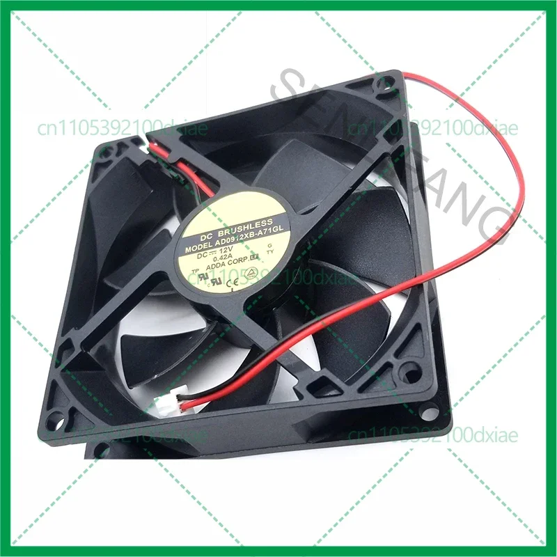 

3pcs New AD0912XB-A71GL DC 12V 0.42A 90x90x25mm 2-wire Server Cooling Fan