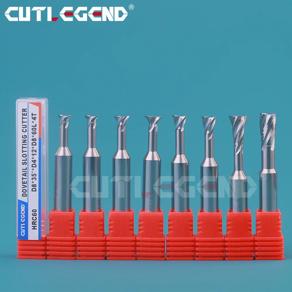 CUTLEGEND HRC60 Wolframkarbid-Schwalbenschwanzfräser 30 35 40 45 50 55 60 65 70 75 80 85 Winkel Durchmesser 1mm-12mm für Aluminium – Detail 2