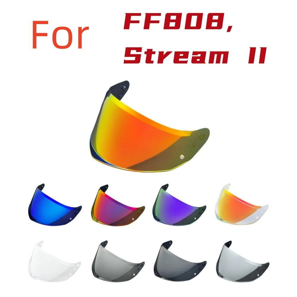 Motorcycle Helmet Visor Replacement Lens Windproof Durable Face Shield for FF808 Stream II Stream II Accessories