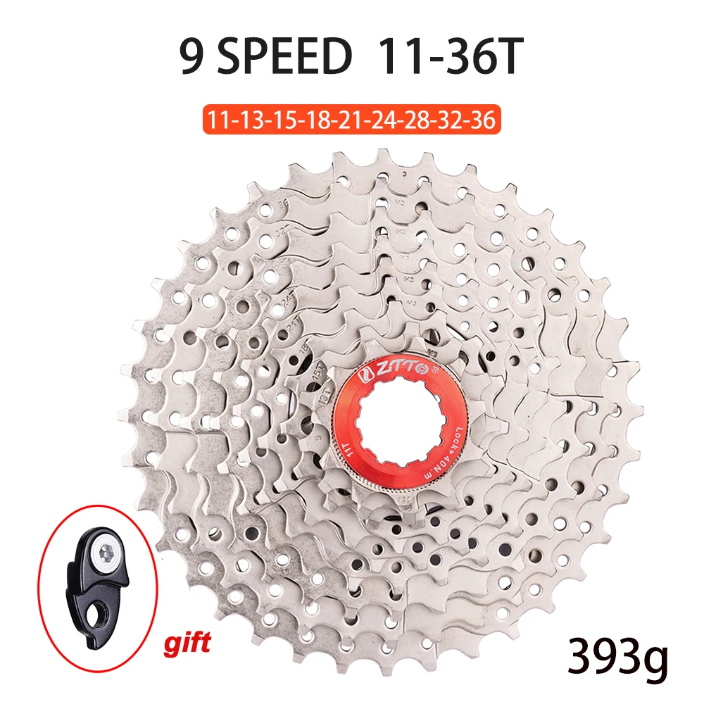 ZTTO MTB Bicycle 9 Speed Cassette 9s 11-32/36/40/42/46/50T