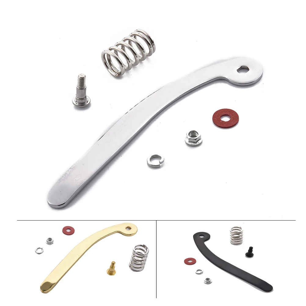 

Guitar Accessories Vibrato Bridge Tail Piece Electric Parts Flat Tremolo Handle Silver