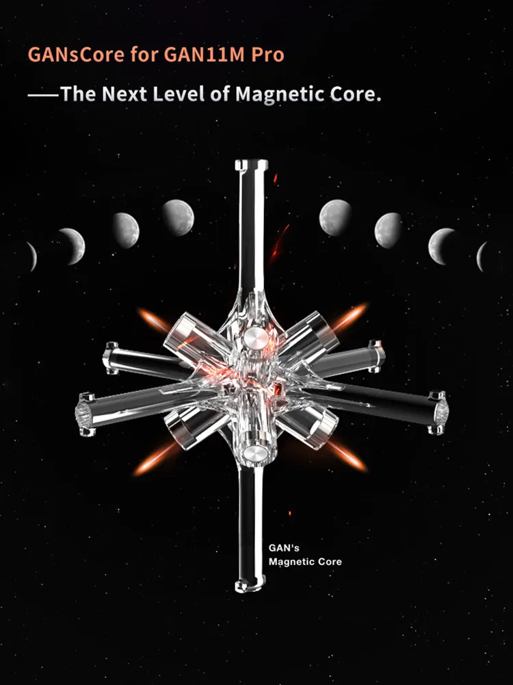 GAN 11 M Pro Magnetic Speed Cube 3x3x3 11 m UV Professional Magic Cube 3x3 Speedcube Puzzle Toys for Children