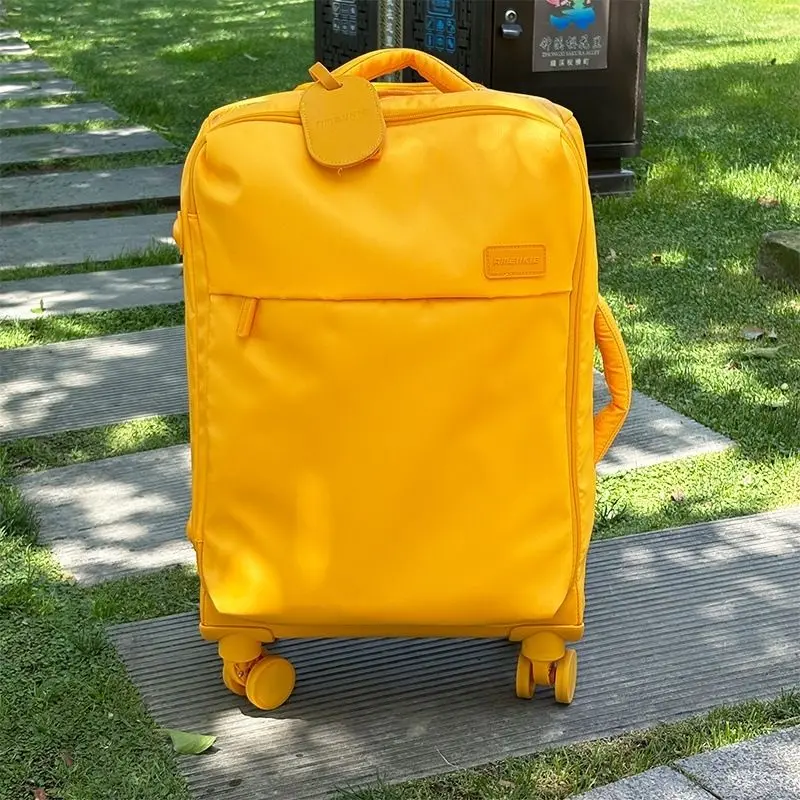 

Ultra-Light Ox Fabric Lage 20 Inch Carry-On Spinner Wheels Silent Faionable ex Travel Suitcase AMEIIKIE