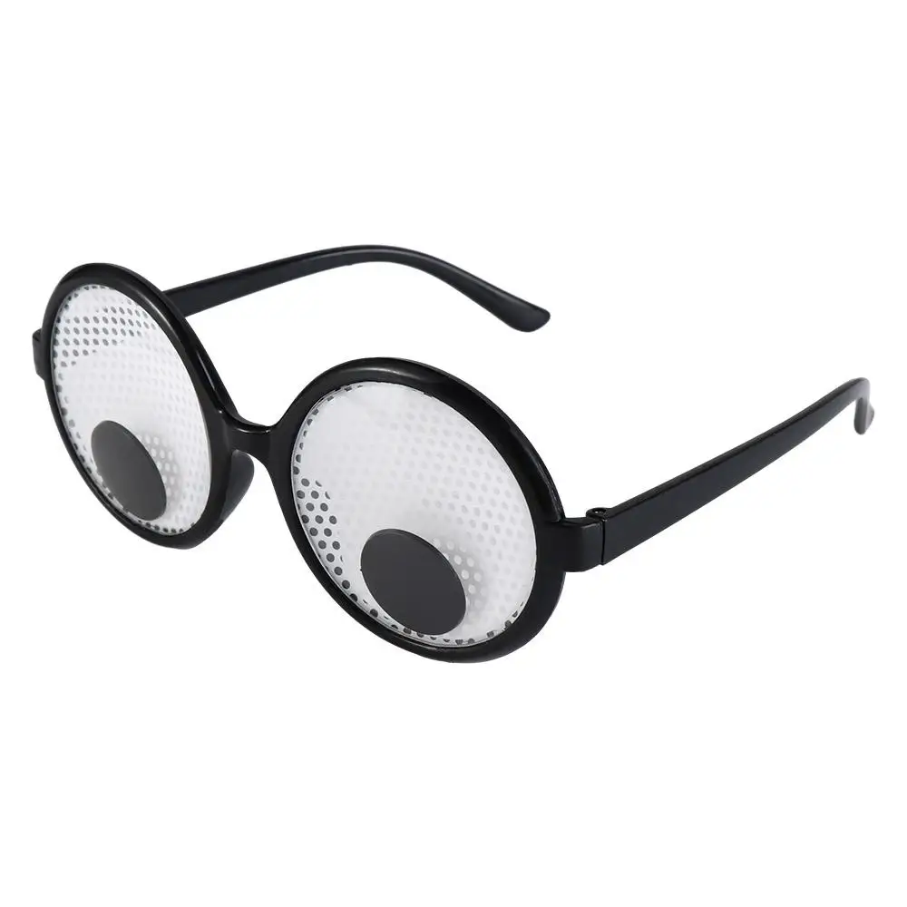 Novelty Funny Rotatable Eyeball Glasses Visible Creative Eyeball Eyeglasses Prank Trick Cool Party Glasses Children